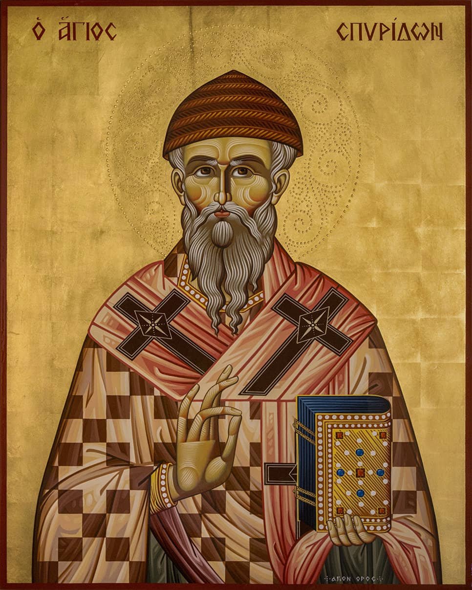 Спиридон Тримифунтский икона большого разрешения