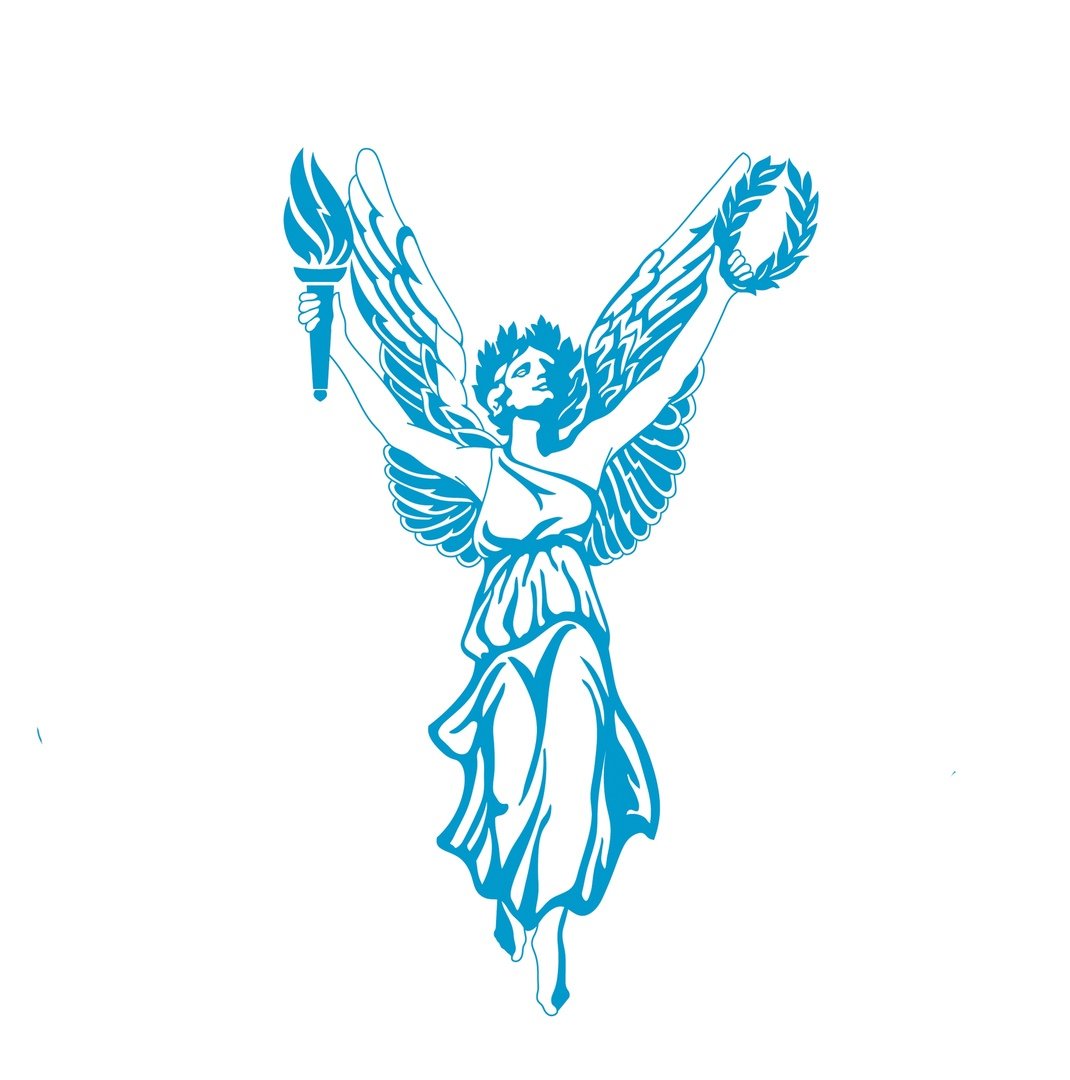 Ника богиня Победы вектор