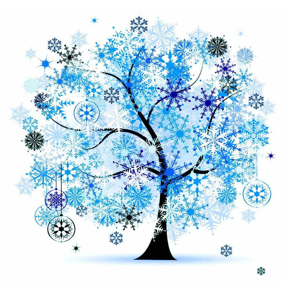 Одинокое дерево зимой