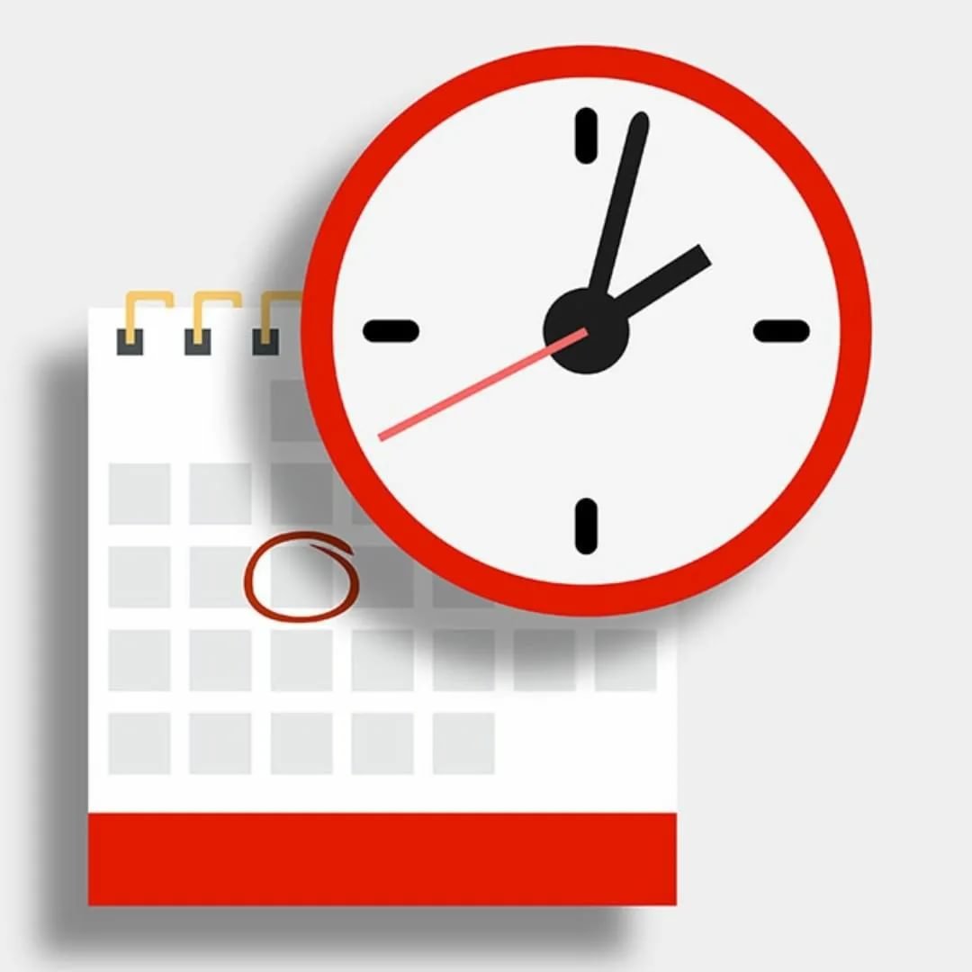 Тайм менеджмент Векторная Графика