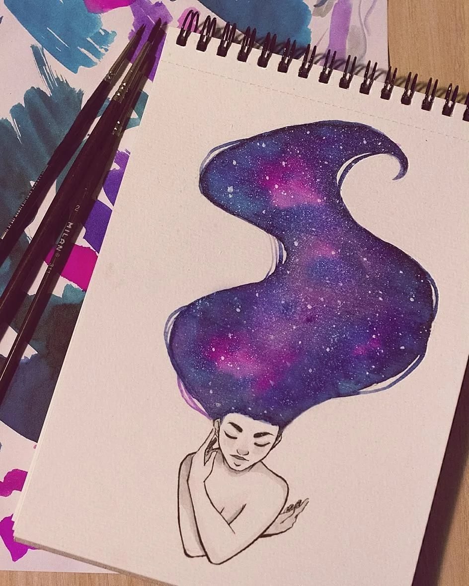 Легкие рисунки для скетчбука