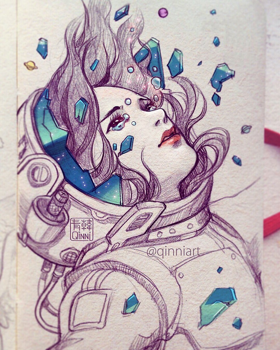 Космос для скетчбука