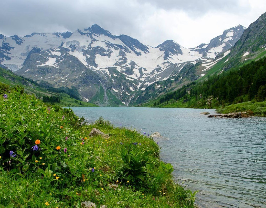 Верхнее поперечное Мультинское озеро