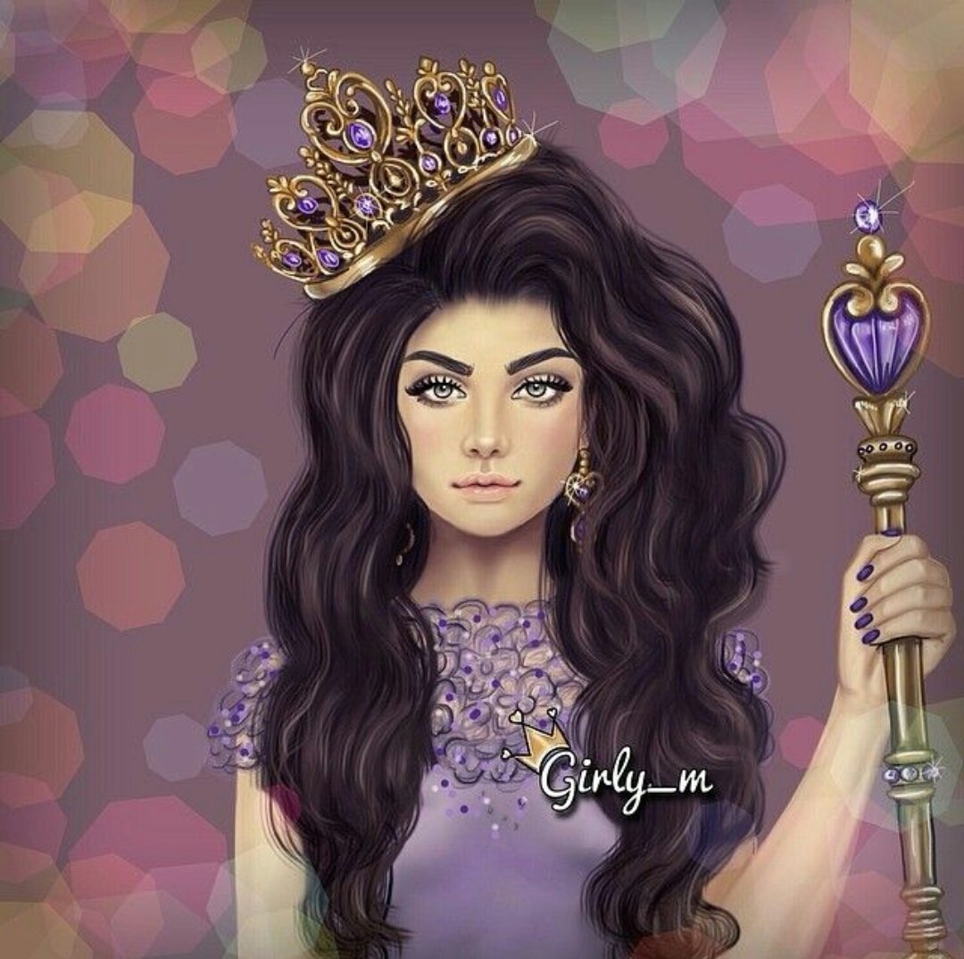 Красивая девушка в короне