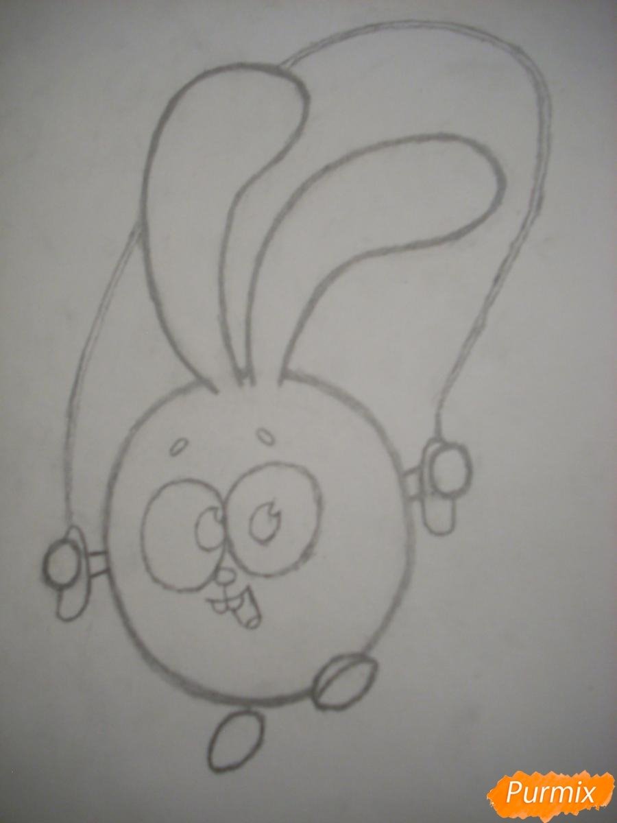 Раскраска Смешарики Крош