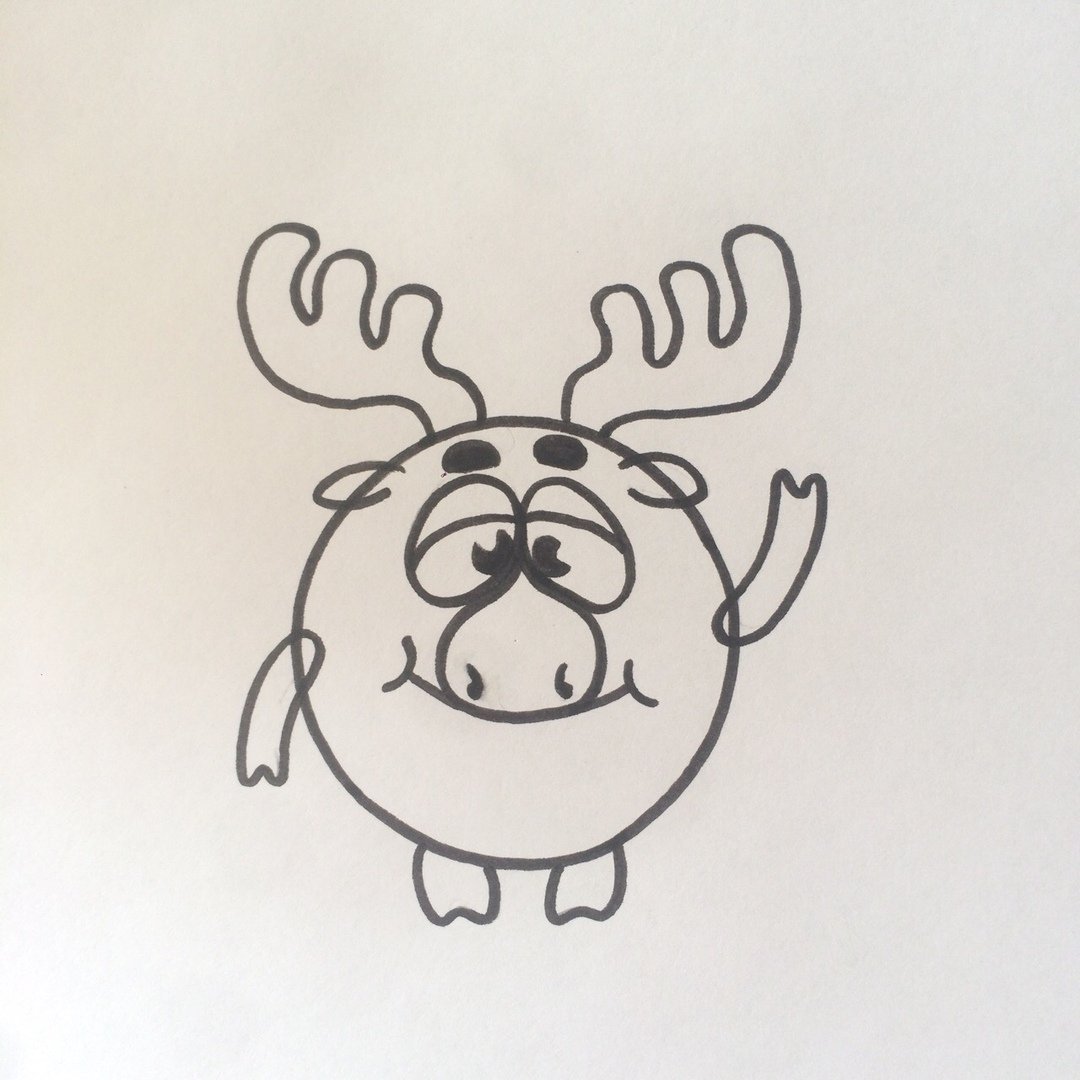 Смешарики рисунки карандашом