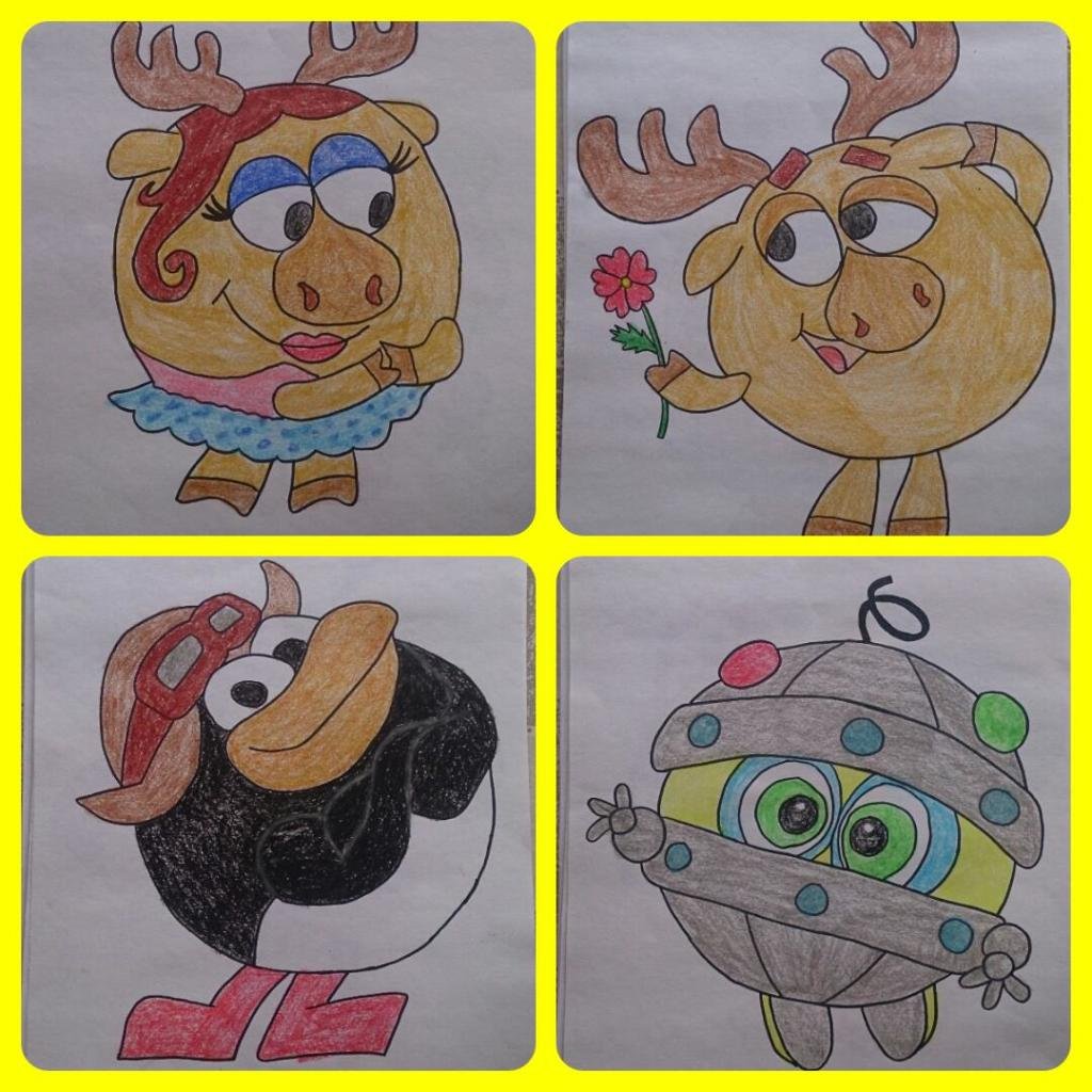 Герои смешариков Копатыч