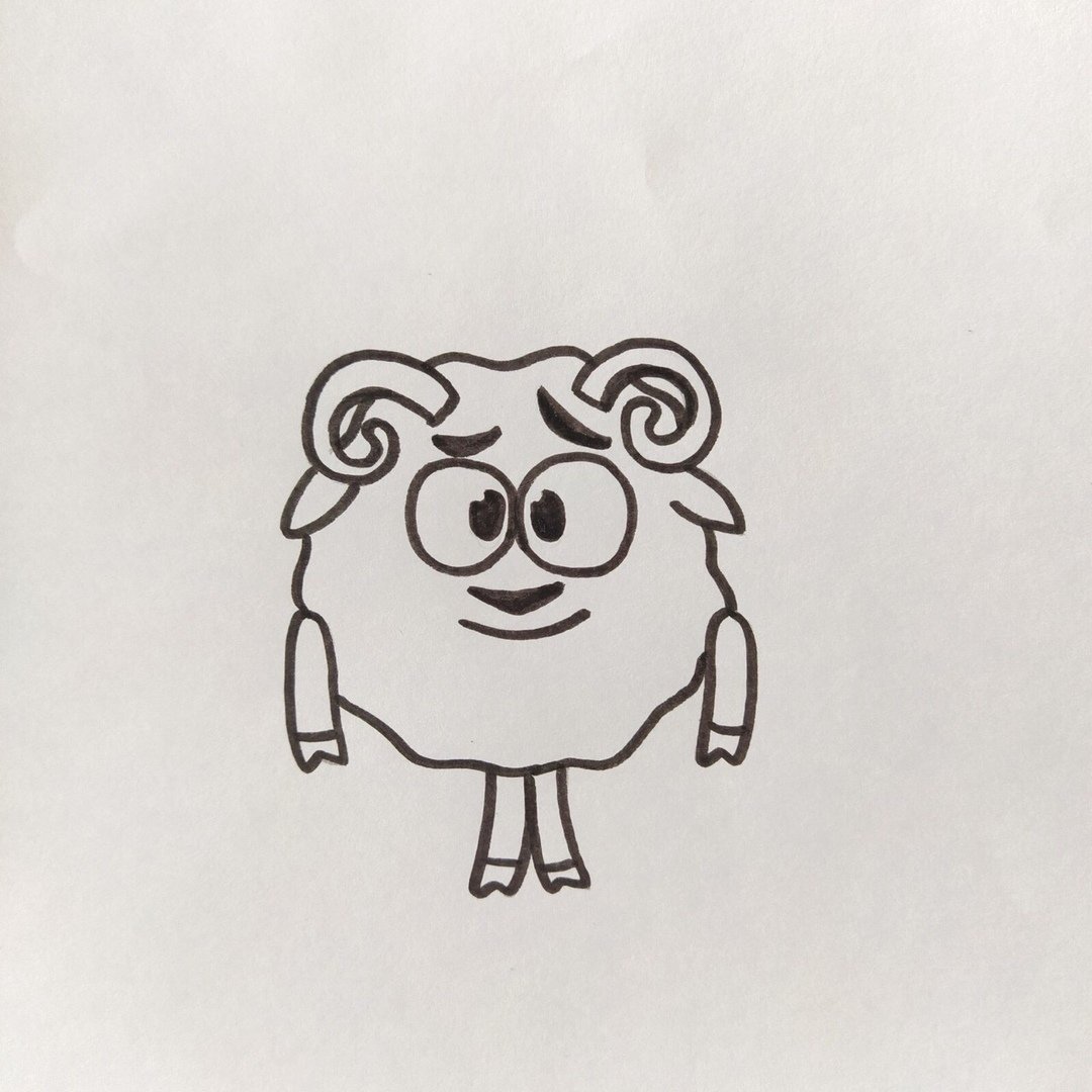 Смешарики рисунки для срисовки