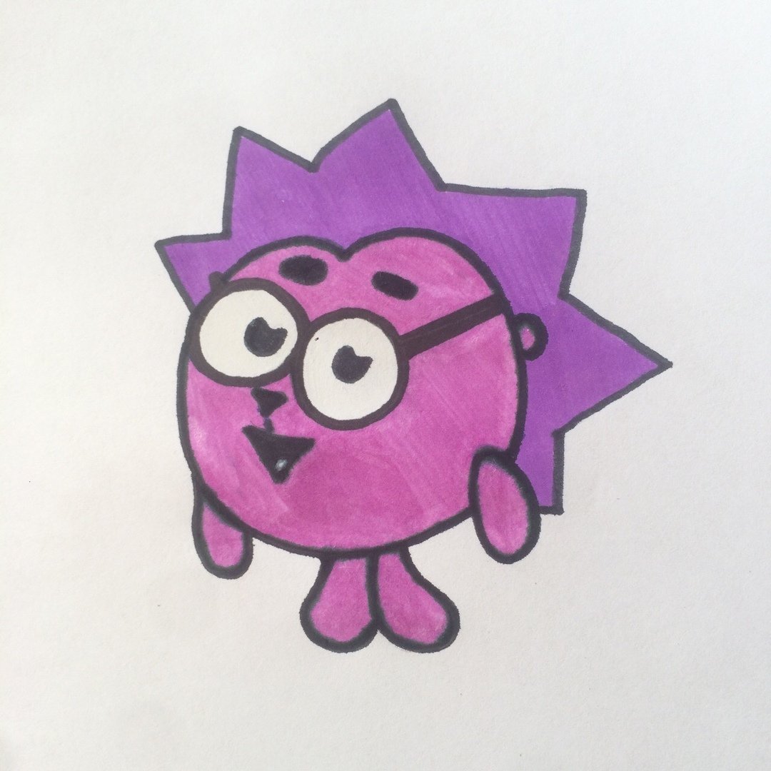 Крош для срисовки