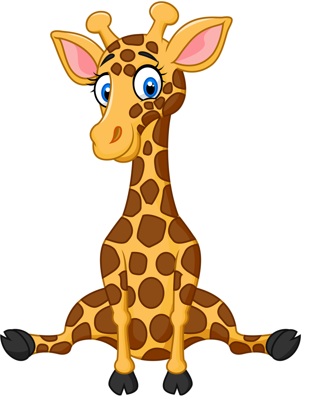 Жираф мультяшный