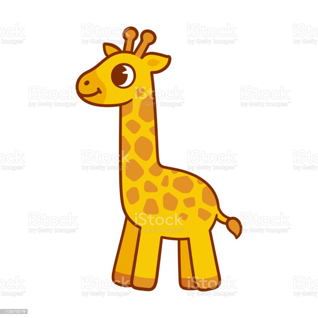 Жирафы мультяшные