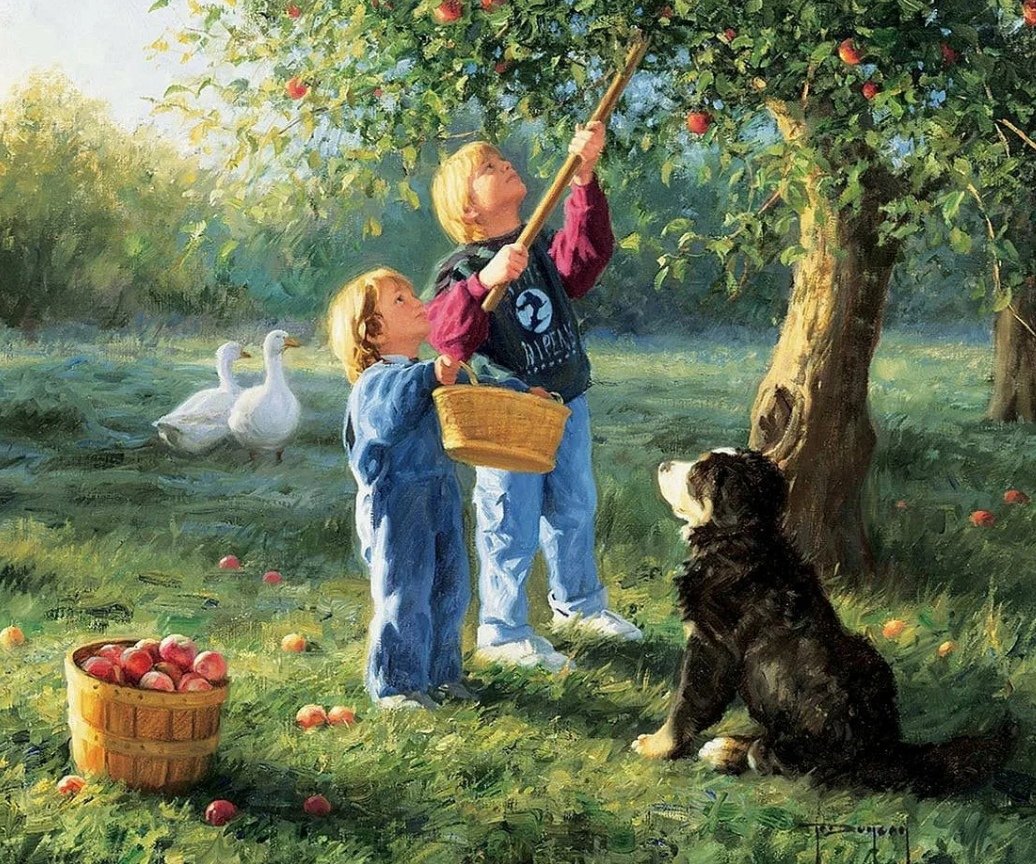 Роберт Дункан «лето в деревне» картина