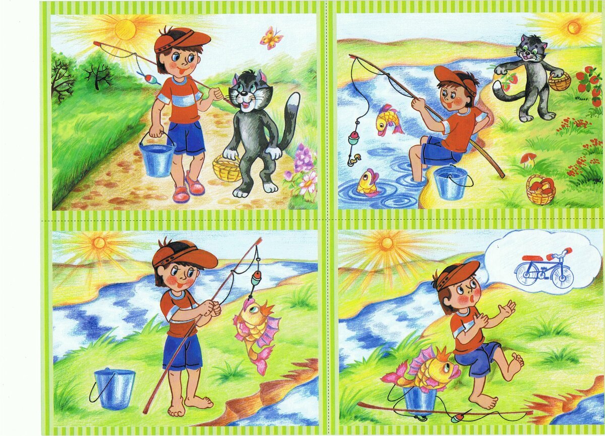 Составление рассказа по картинкам