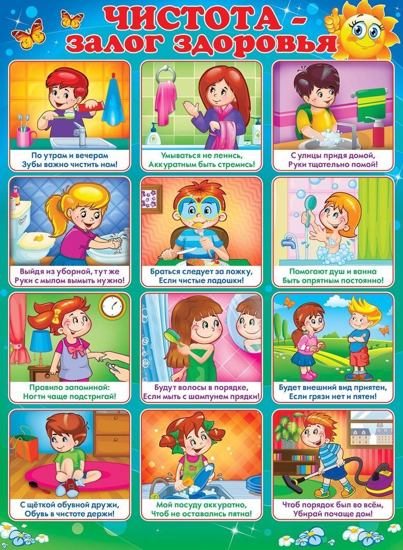 Чистые руки залог здоровья рисунки