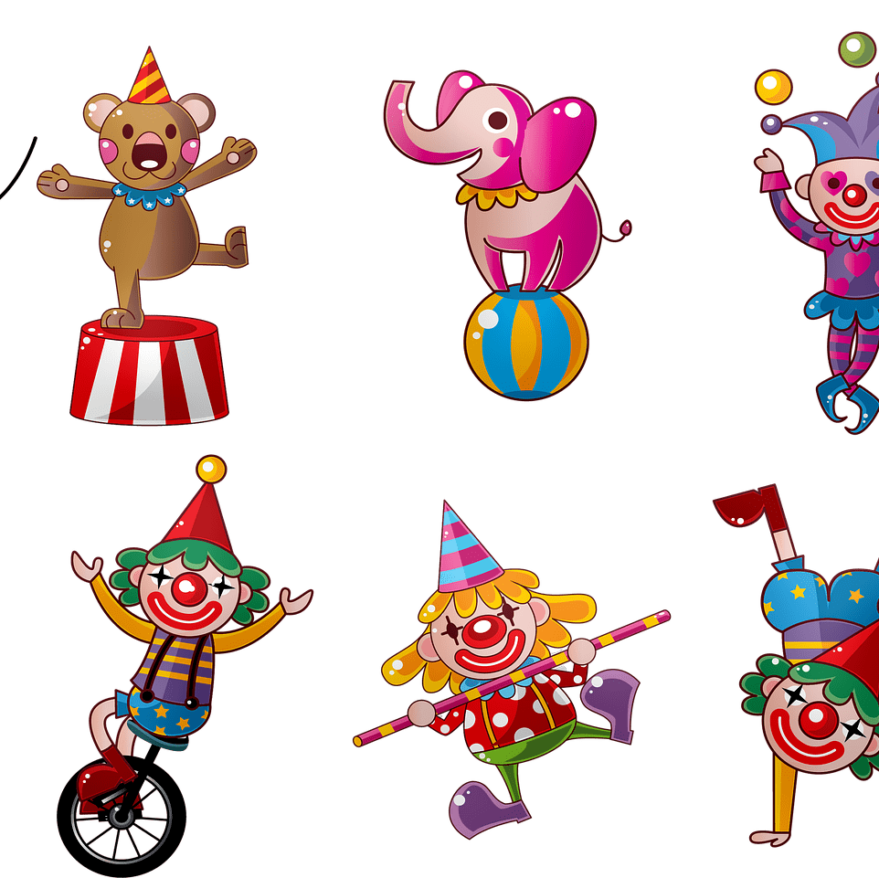 Декорации в стиле цирк