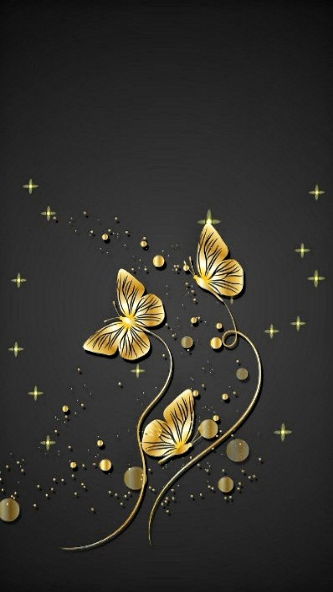 Красивый фон с бабочками