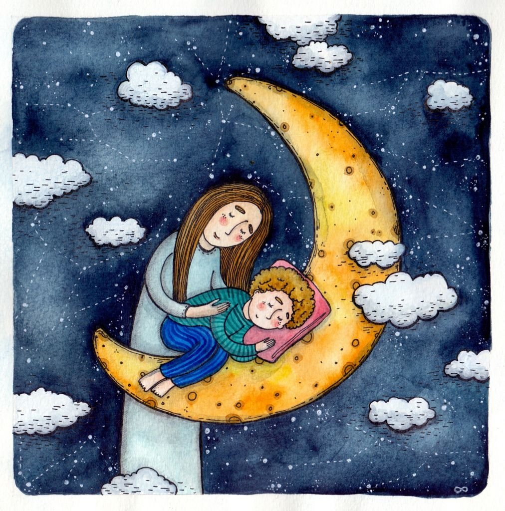 Колыбельная кровать для малышей