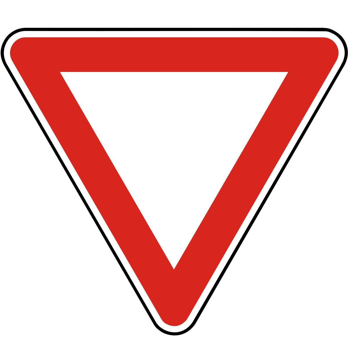 Знак Главная дорога треугольник