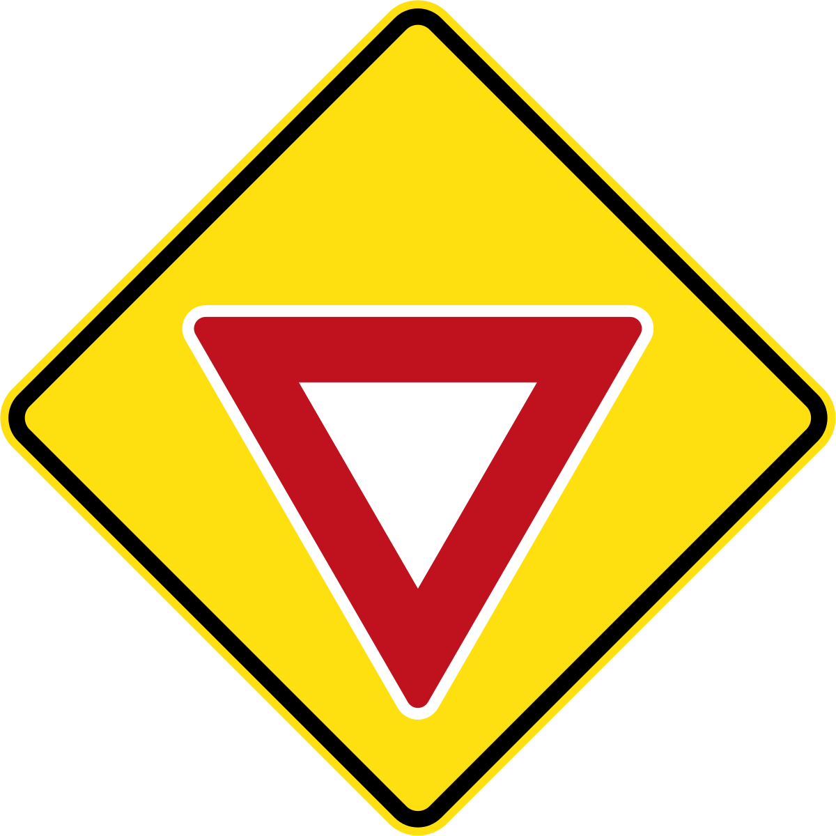 Знак Главная дорога треугольник