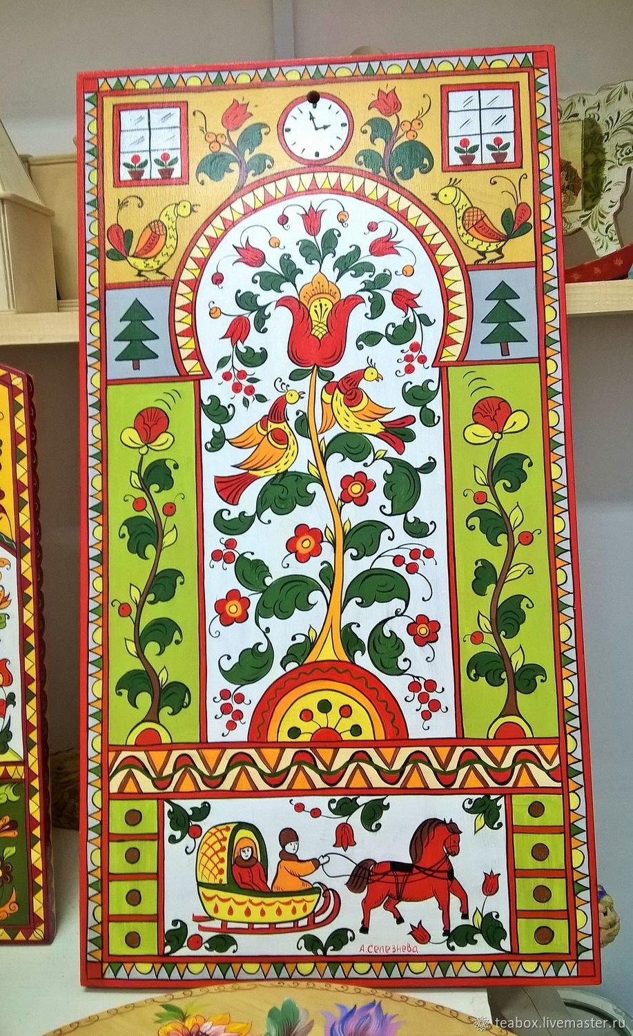 Пермогорская роспись картинки