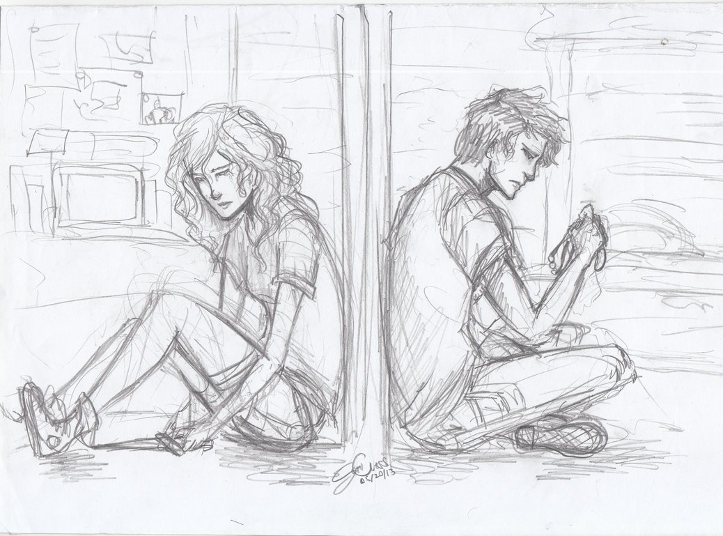 Расставание рисунок