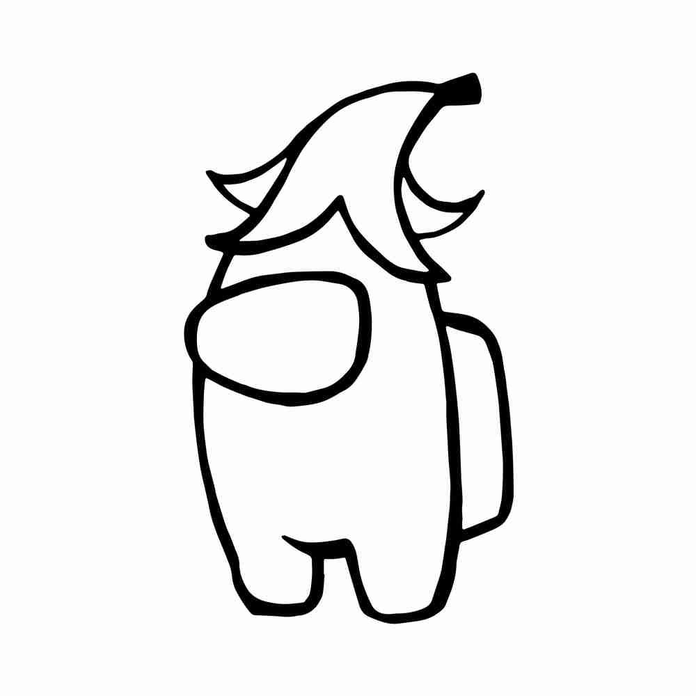 Амонг АС карандашом БТС