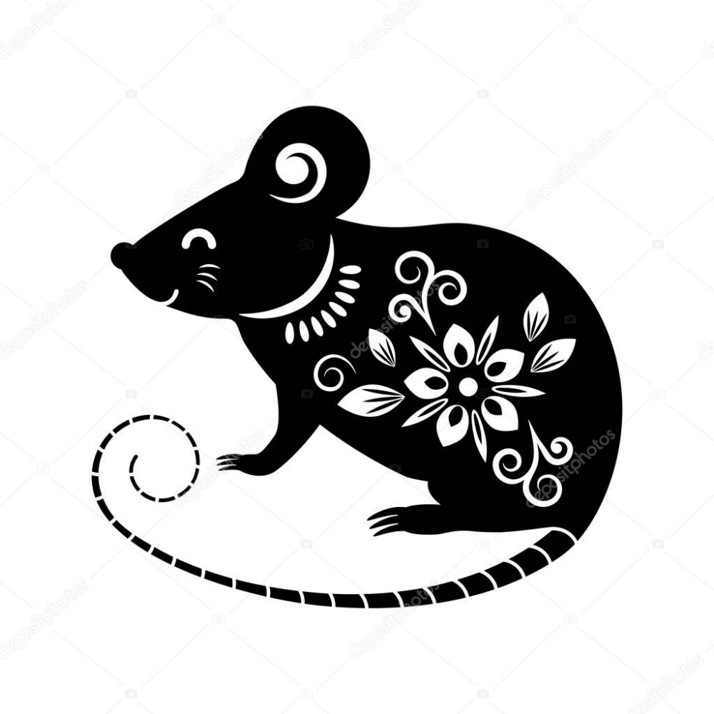 Грызун силуэт