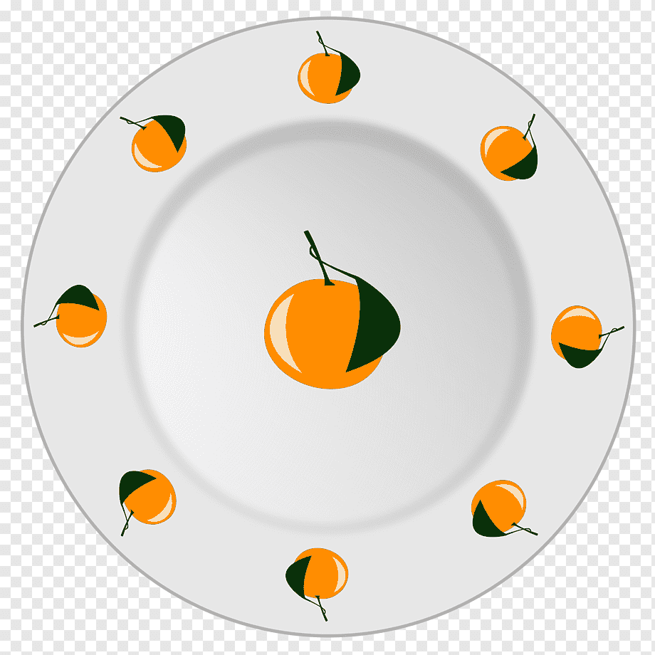 Векторная тарелка