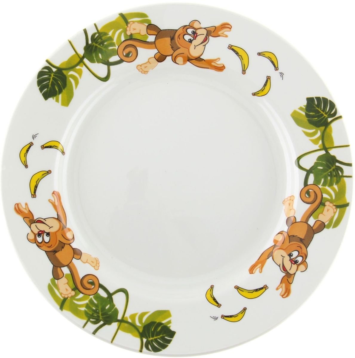 Набор тарелок Кубаньфарфор белая