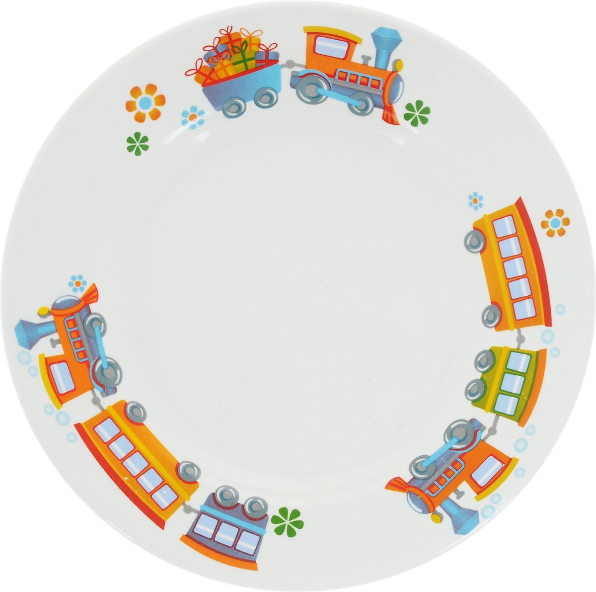 Детская тарелка паровозик Кубаньфарфор