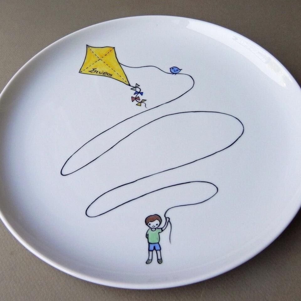 Роспись тарелок для детей