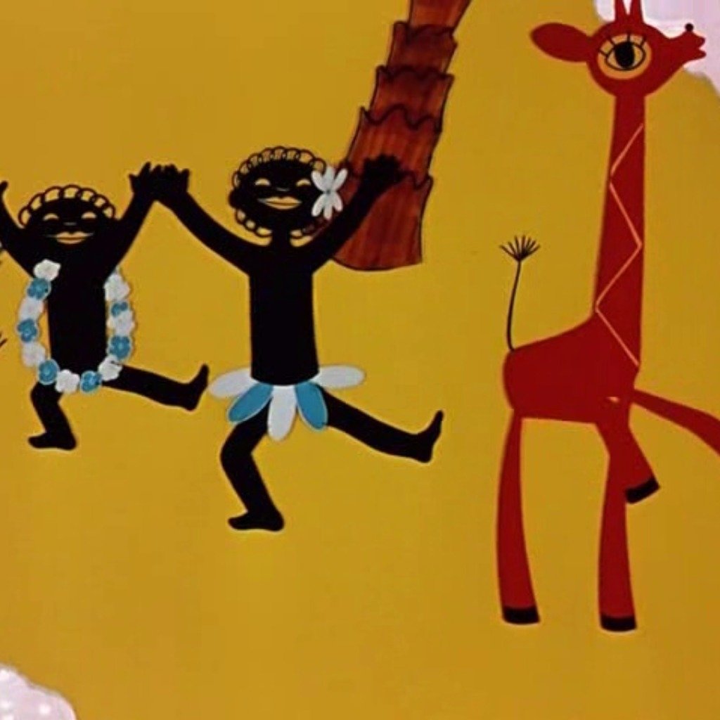 Негритята мальчик и девочка