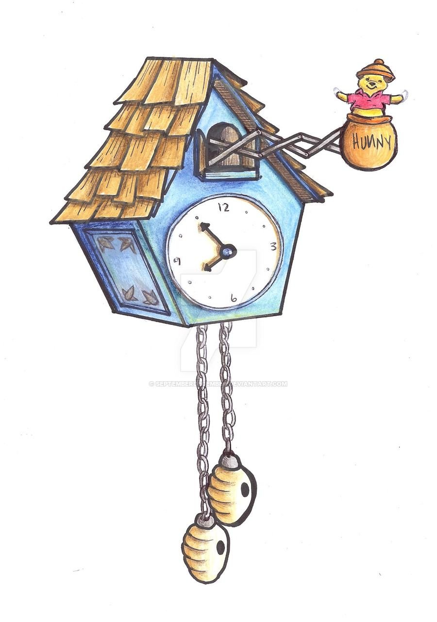 Часы с кукушкой мультяшные