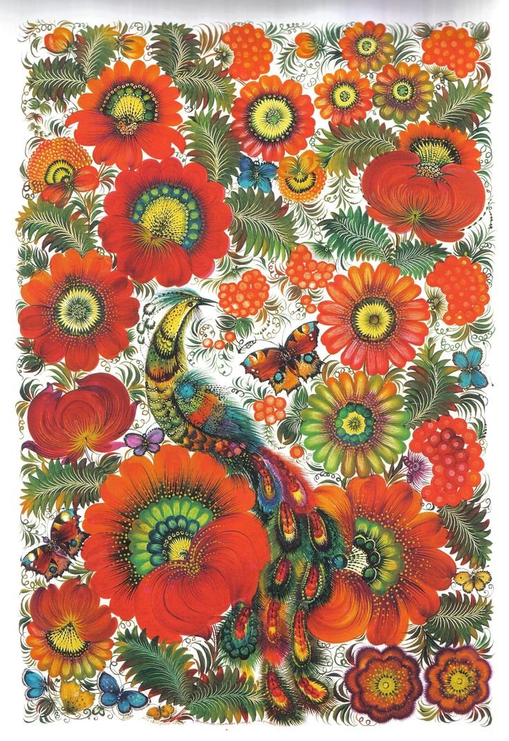 Петриковская роспись Тамары Кудиш