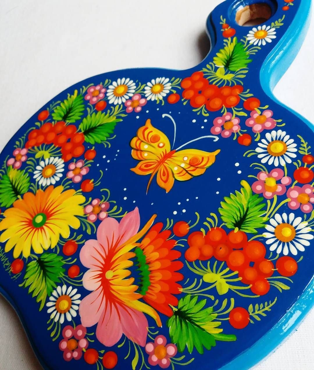 Петриковская роспись тарелки