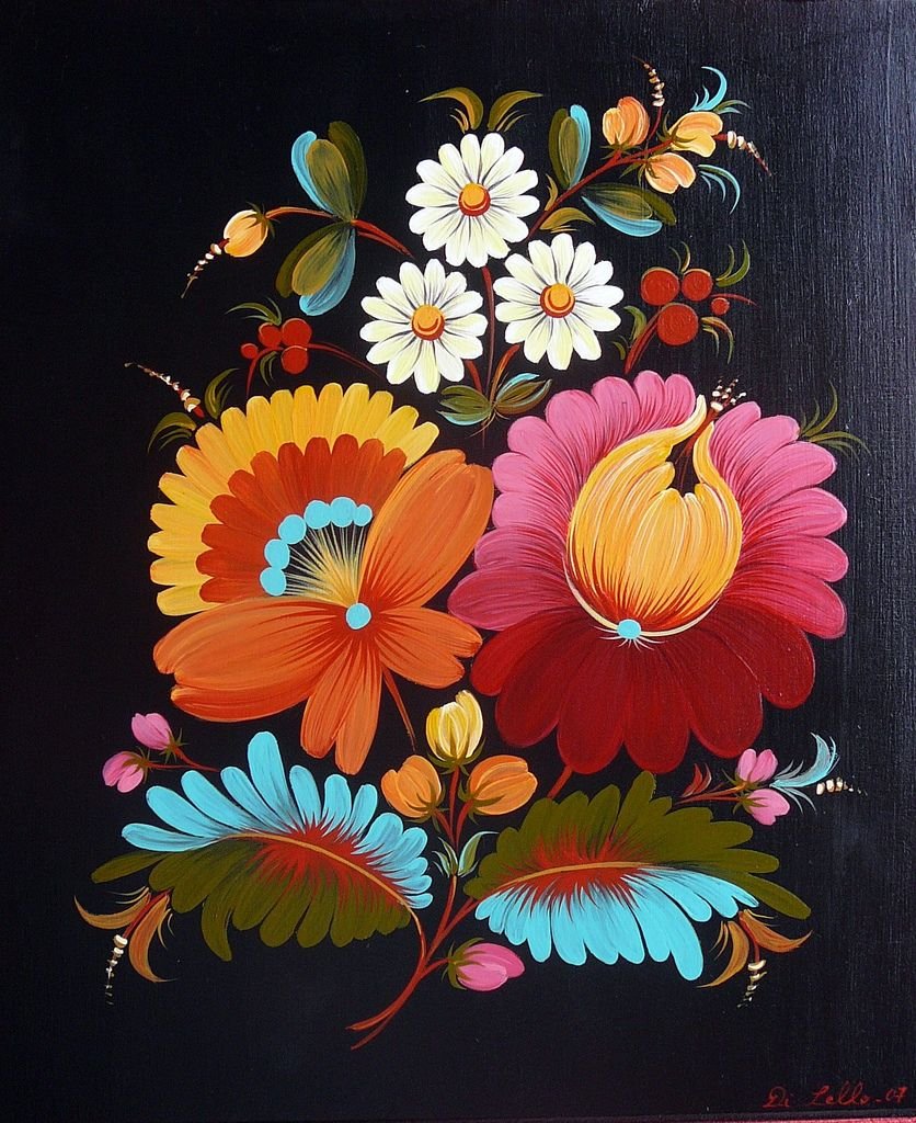 Петриковская роспись Хачанова