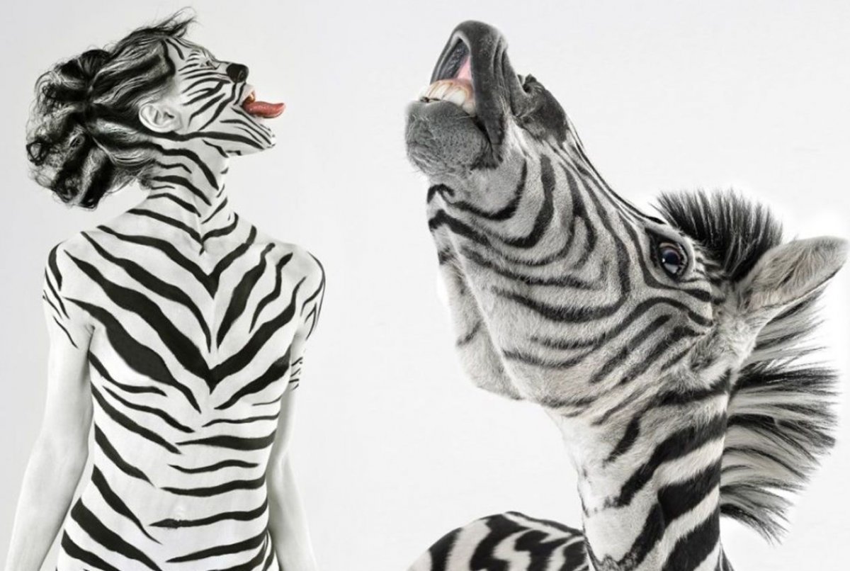 Звериный бодиарт