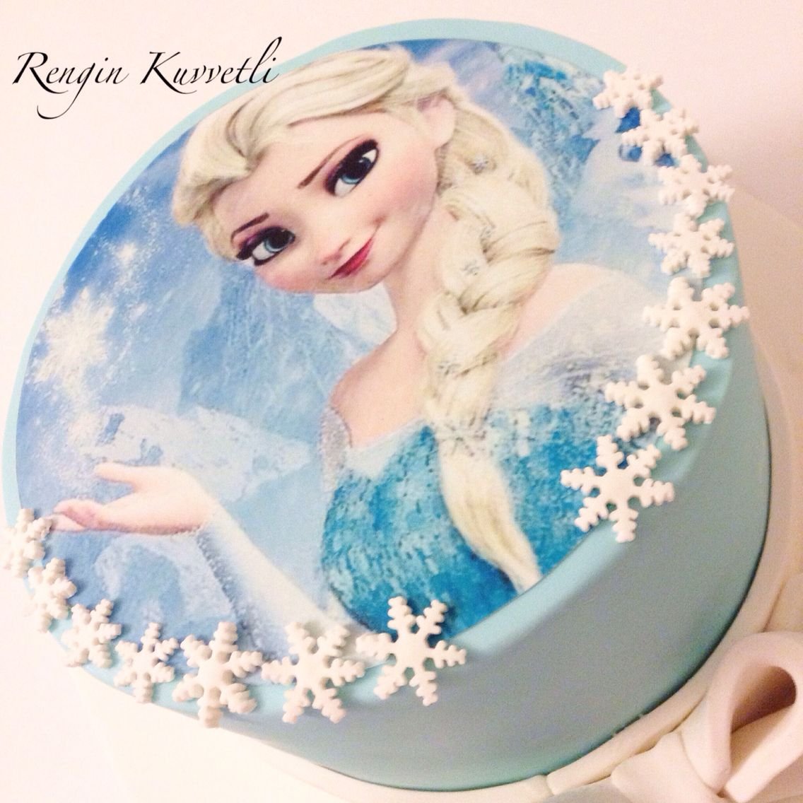Сахарная печать Эльза и Анна