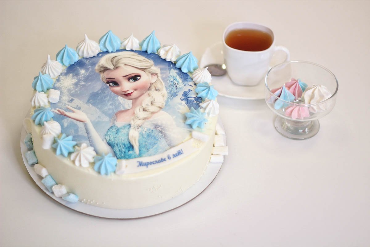 Холодное сердце сахарная печать