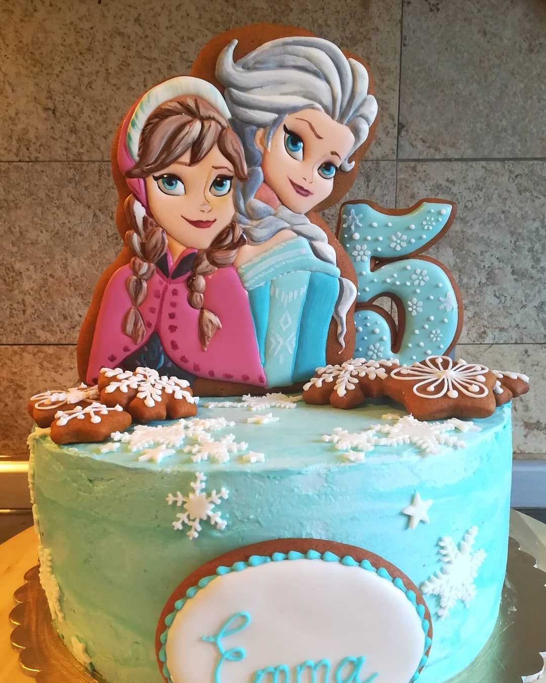 Торт принцесса Эльза и Анна