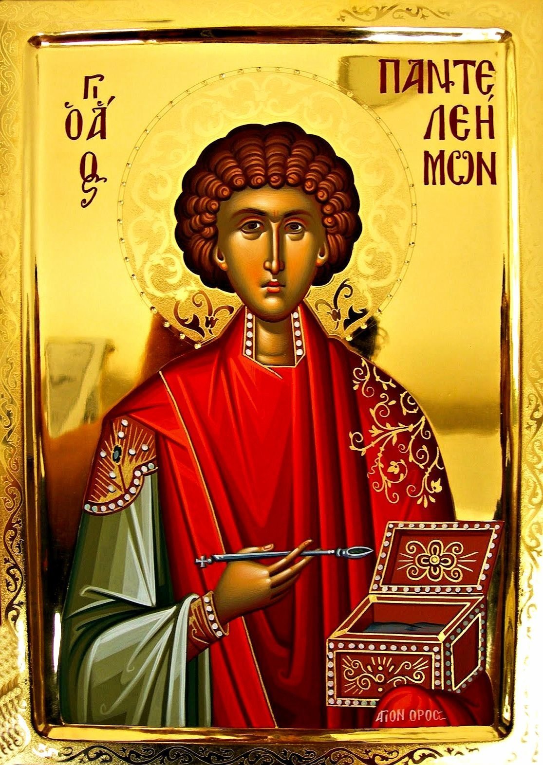 Св вмч Пантелеймон икона