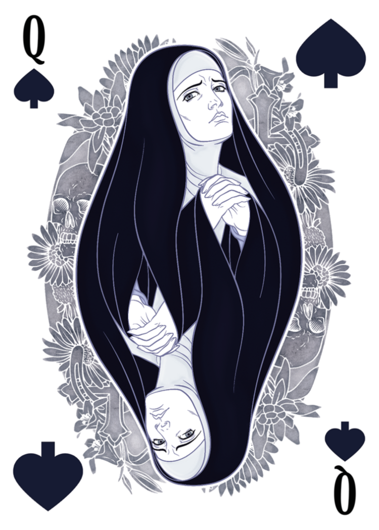 Тату дама крести