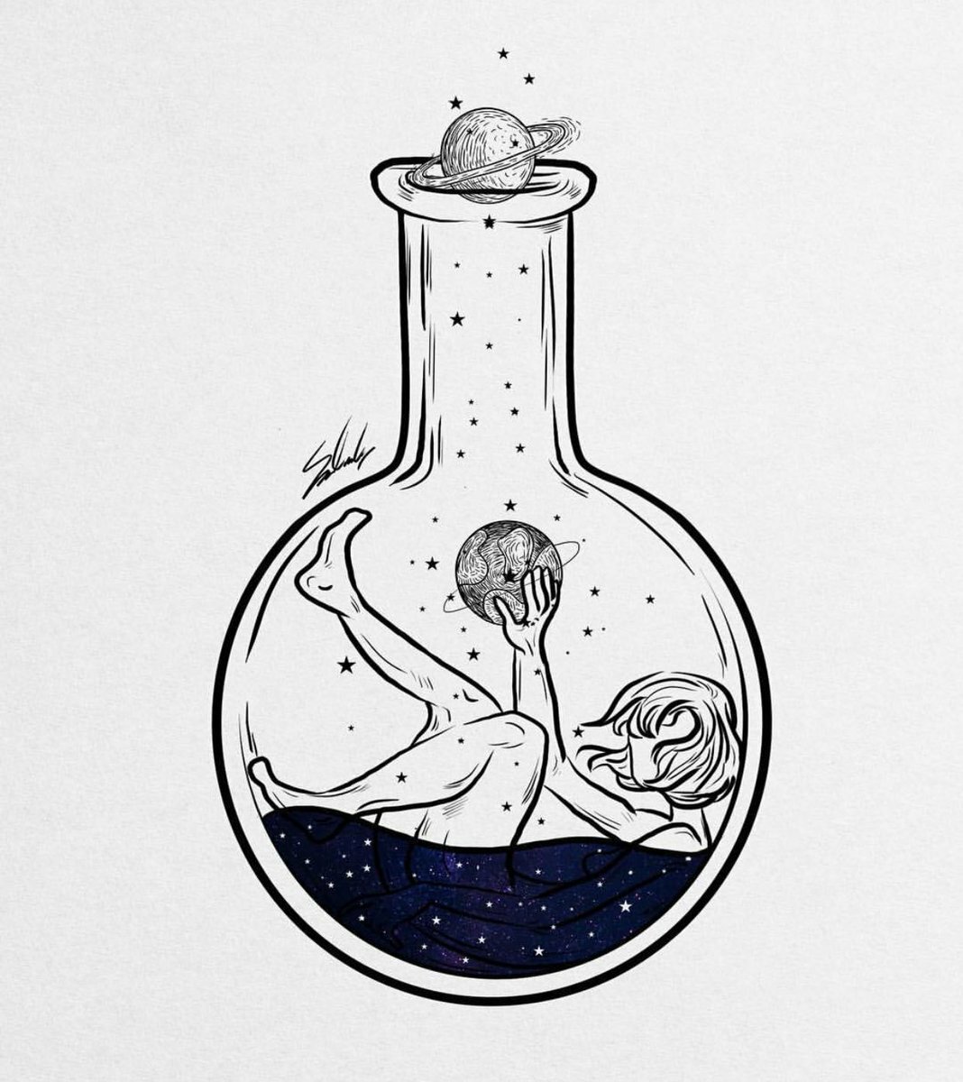 Колба с ядом рисунок