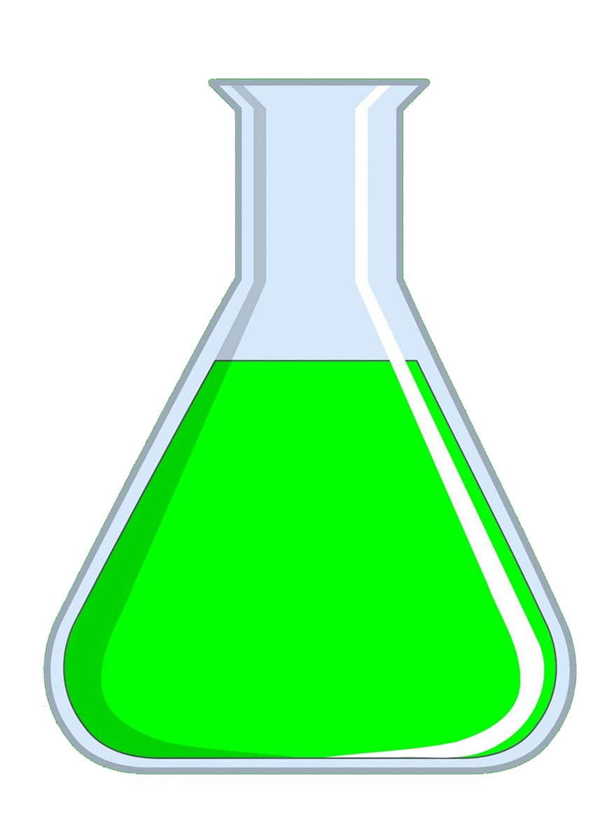 Колба без фона