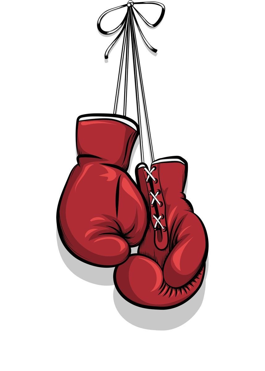 Боксерские перчатки вектор