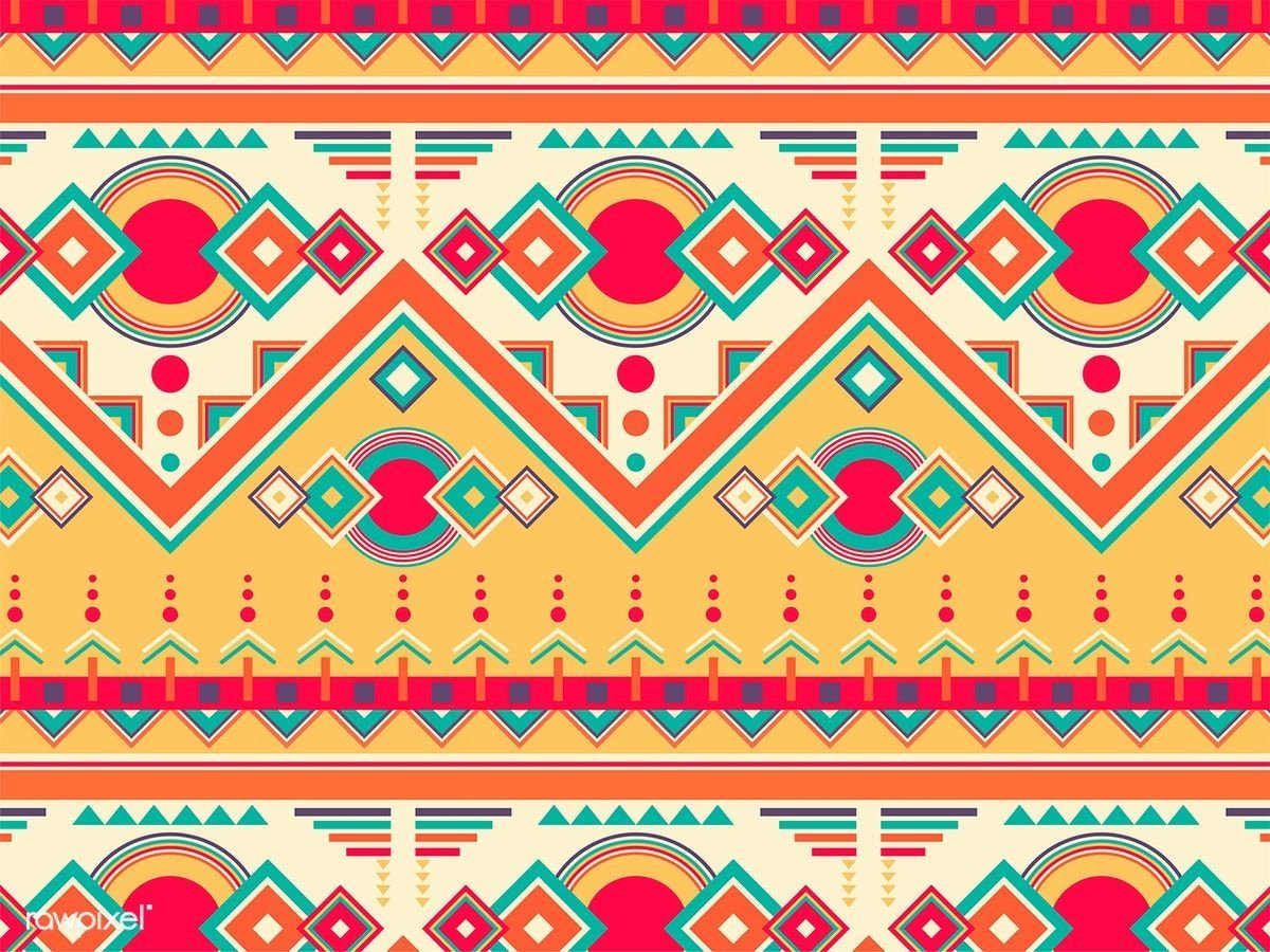 Этнические геометрические узоры
