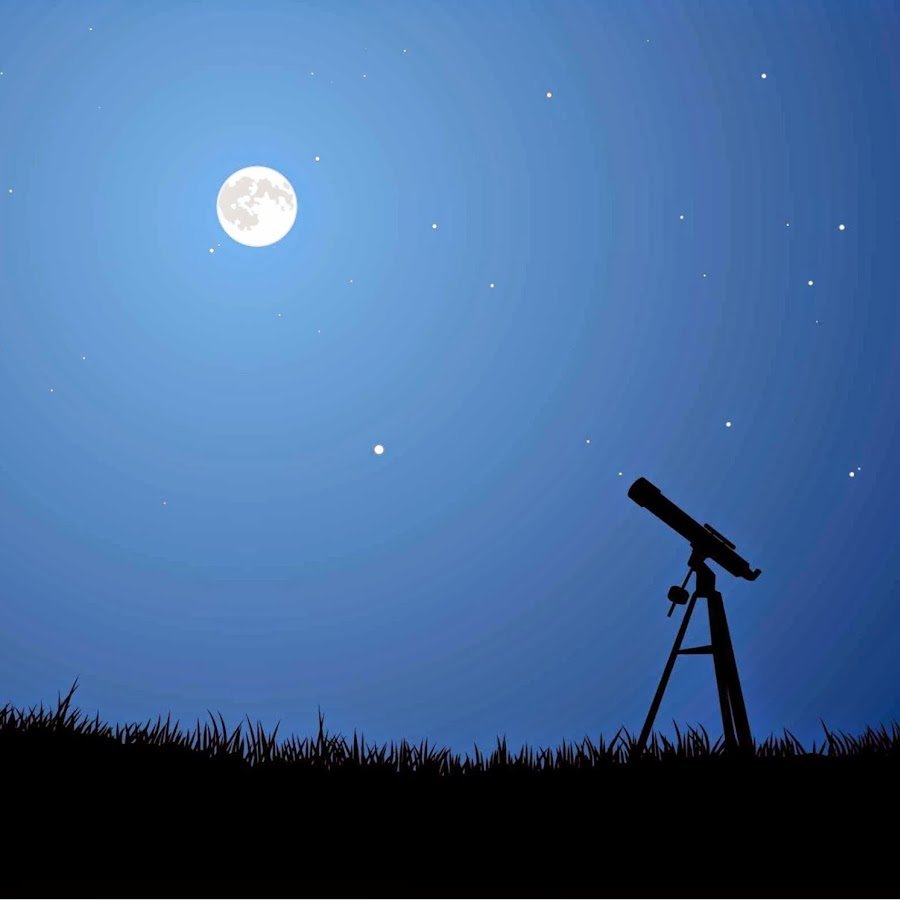 Телескоп нарисовать