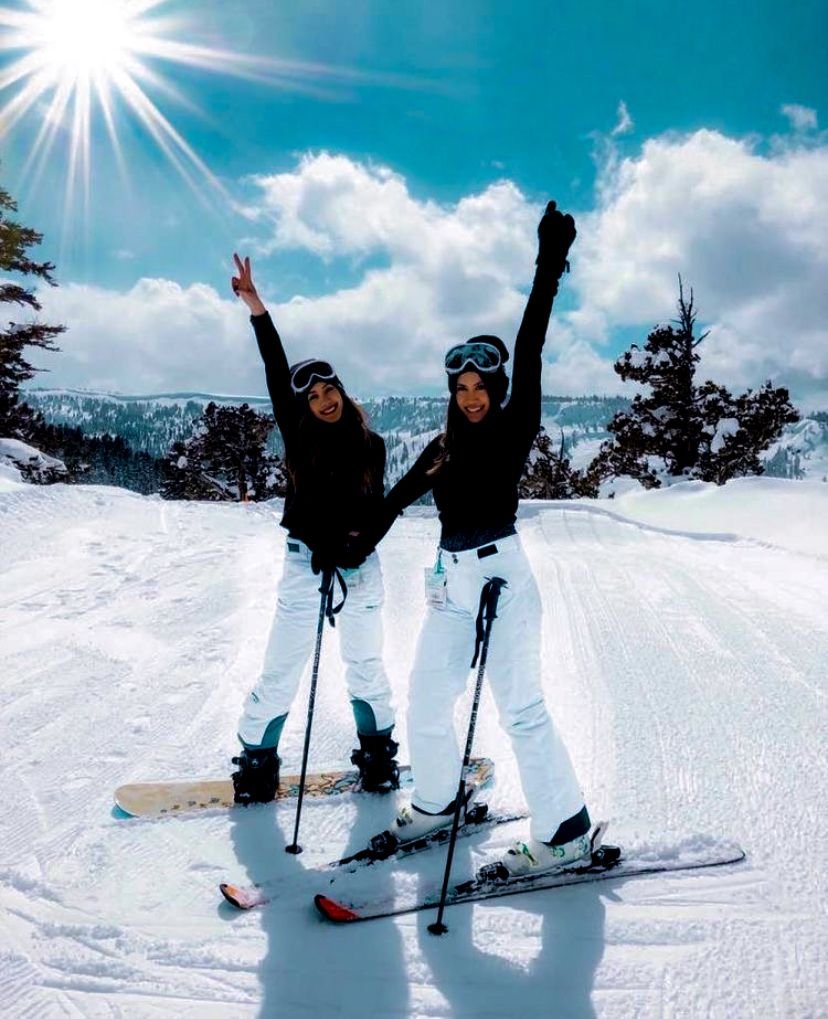 Катание на горных лыжах