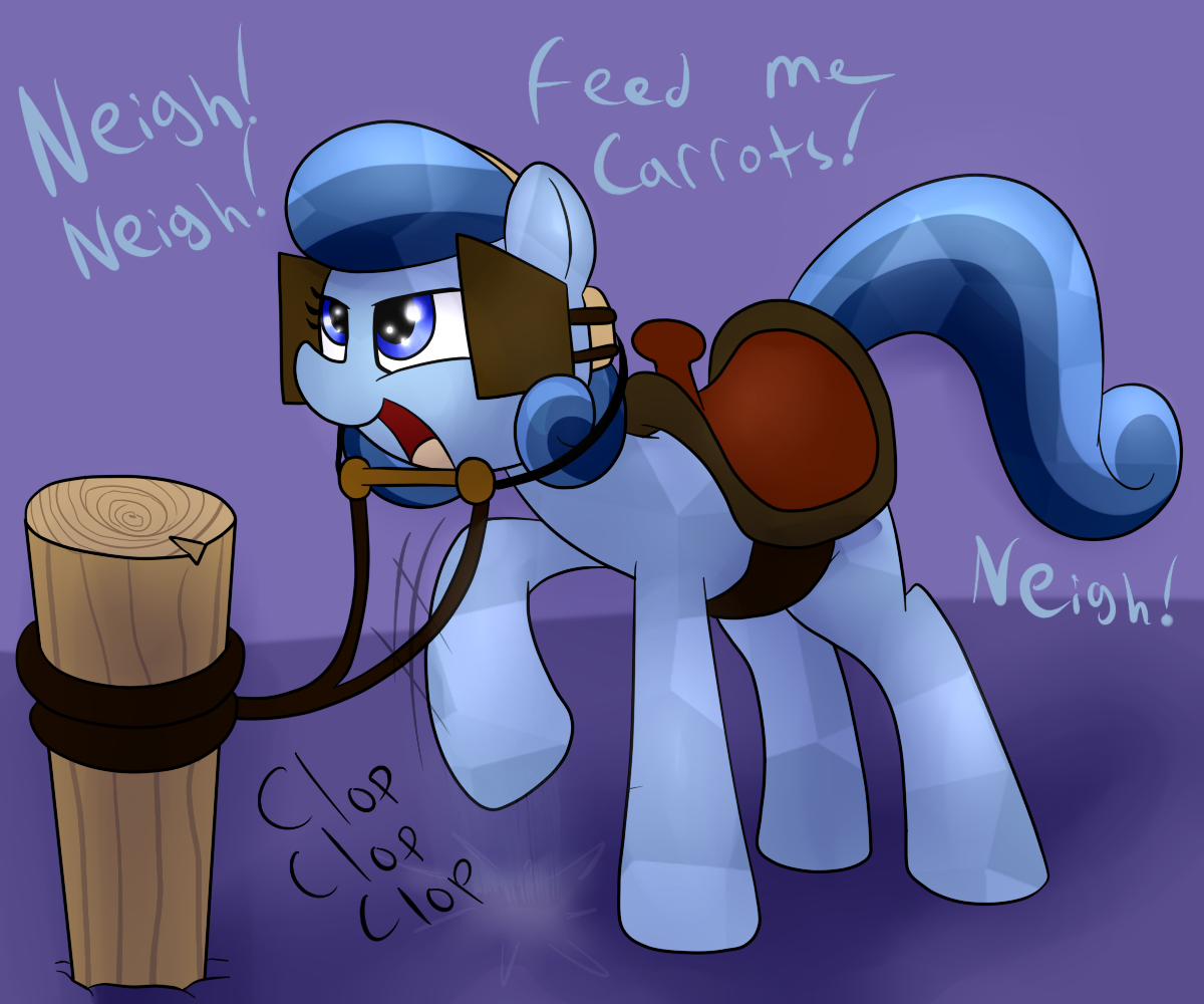 Раб запряженный в повозку