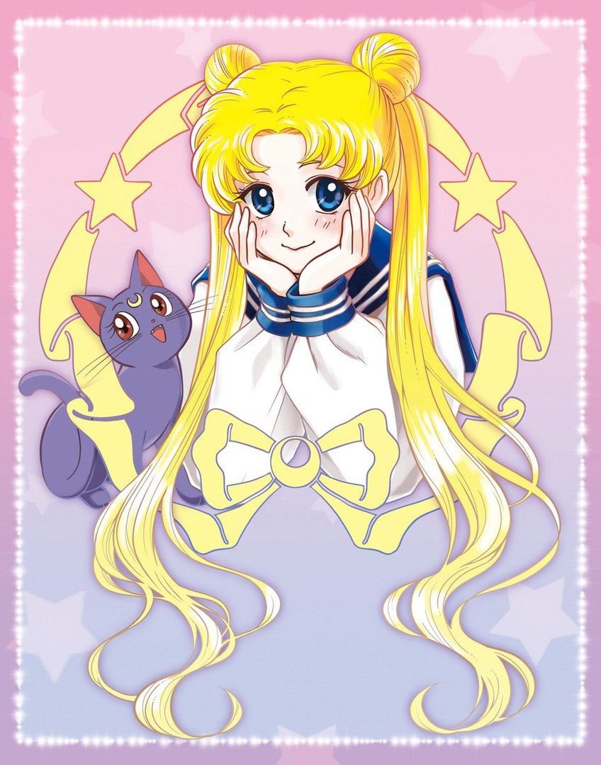 Сейлор Мун Усаги и Луна арт